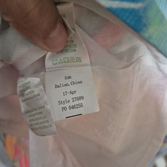 Lilly Pulitzer Women's Mila Sparkling Sands Pink Lace Shells Shift Dress 27689 - Picture 3 of 7